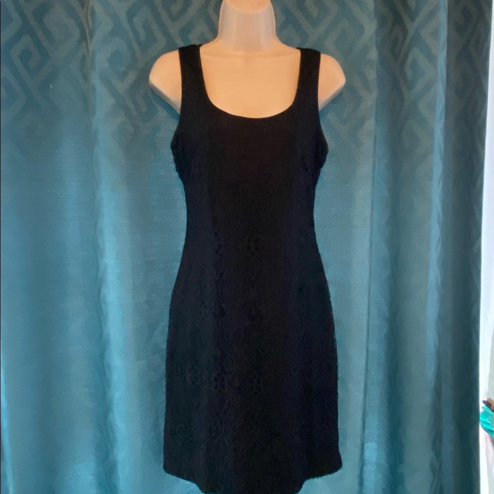 Guess black dress size
